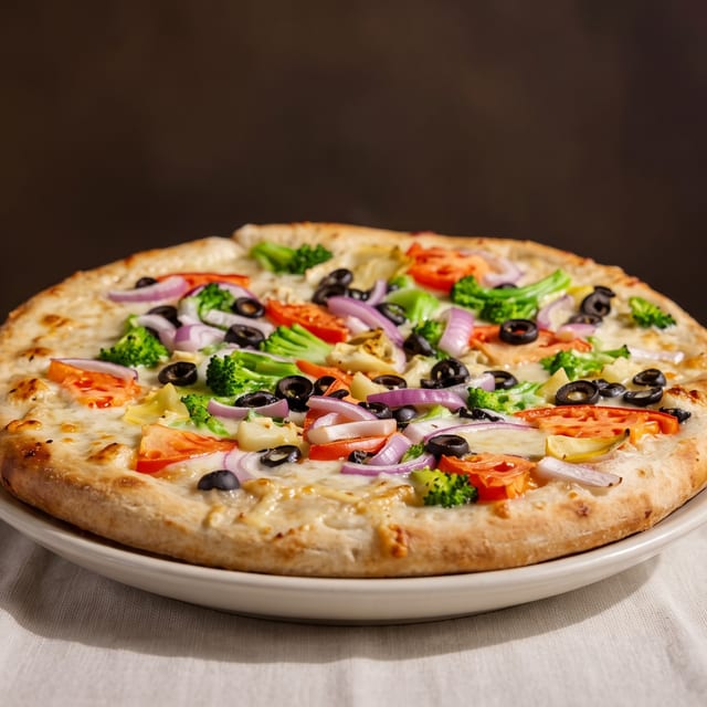 Vegetable Pizza.